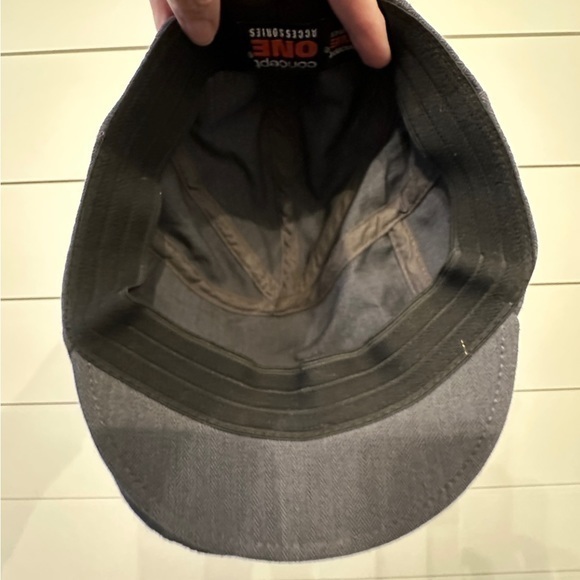 Concept One Accessories Peaked Flat Cap Grey Color - Picture 4 of 5